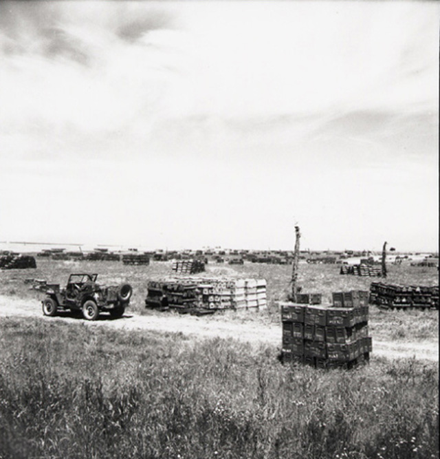 Allied Ammunition Dump Somewhere in Normandy