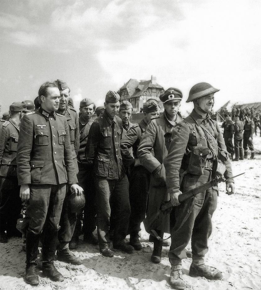 Nazi POWs Held by British