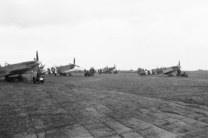 144 Wing Spitfires