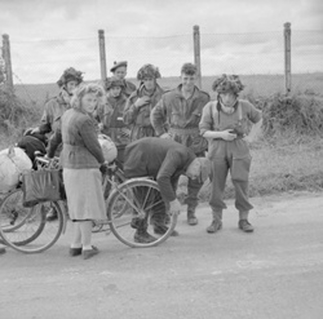 British Paratroopers Near Ranville