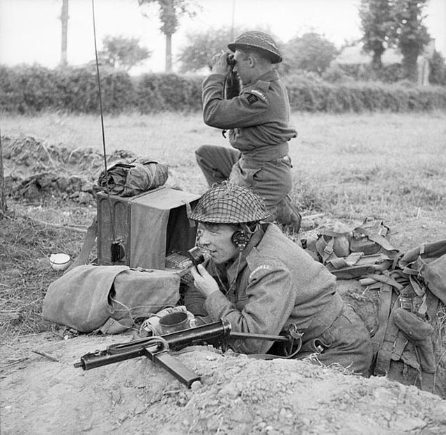 British Paratroopers Near Ranville