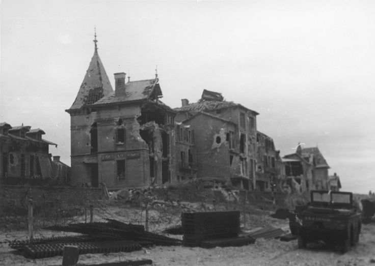 Courseulles-sur-Mer in Ruins