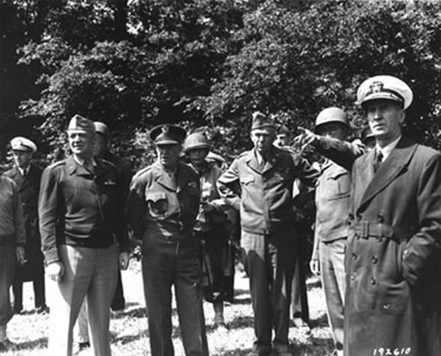 US Brass Tour the Normandy Beachhead