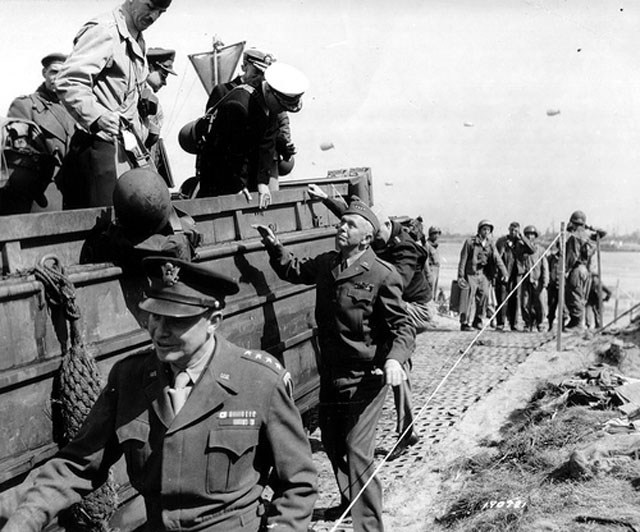 Inspecting the Normandy Beachhead