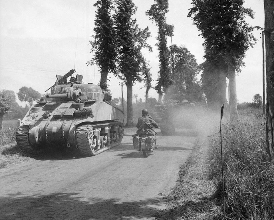 Sherman Tanks of the Royal Marines