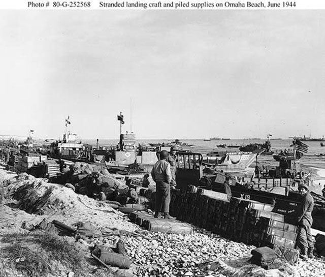 Omaha Beach, June 15, 1944