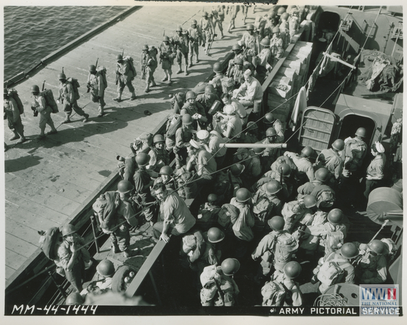 Moroccan troops waiting to invade