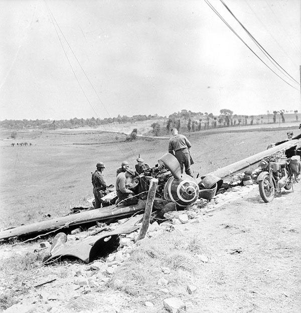 Me-109 Crash Beny-sur-Mer