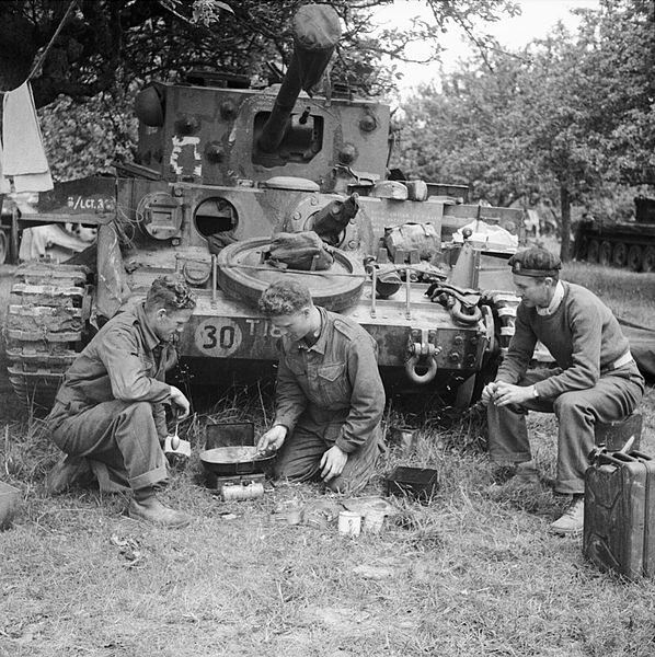 Cromwell Tank Crew of 4th County of London Yeomanry