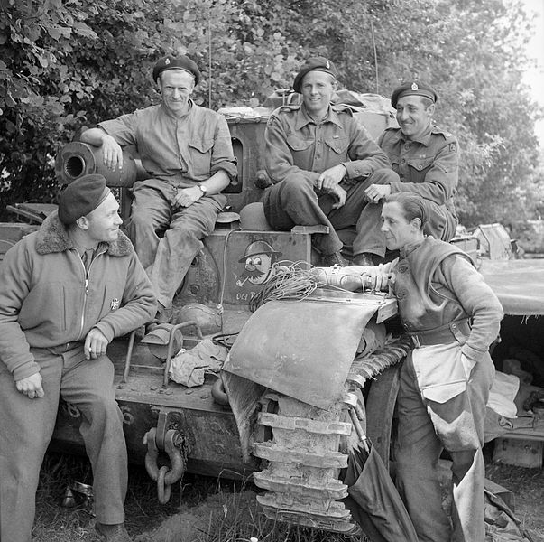 Tank Crew of 4th County of London Yeomanry