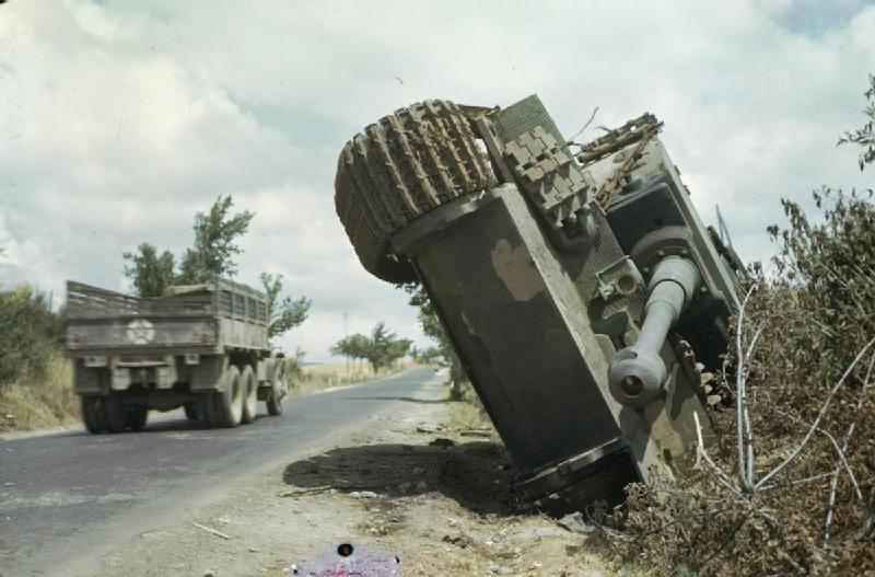 Destroyed German Tiger Tank