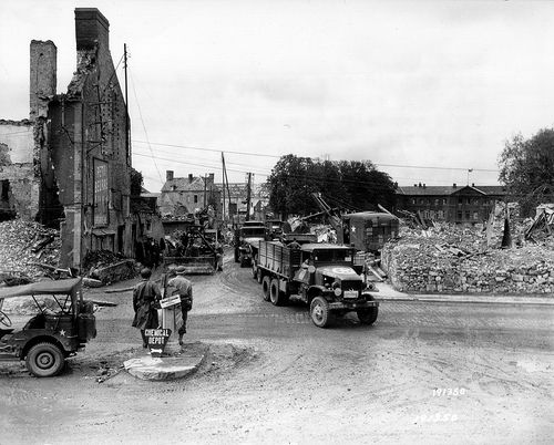 Transportation trucks in Isigny-sur-Mer