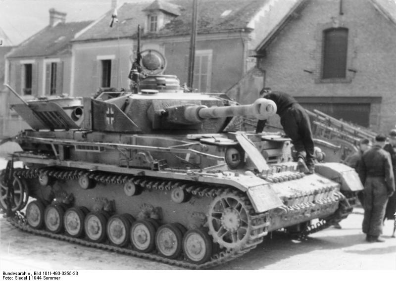 A <i>Panzer IV</i> of the 12th <i>SS Panzer</i>