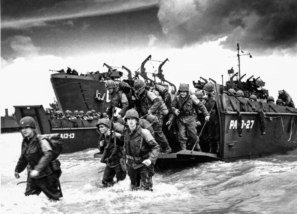 US Reinforcements Arrive on the Beaches of Normandy