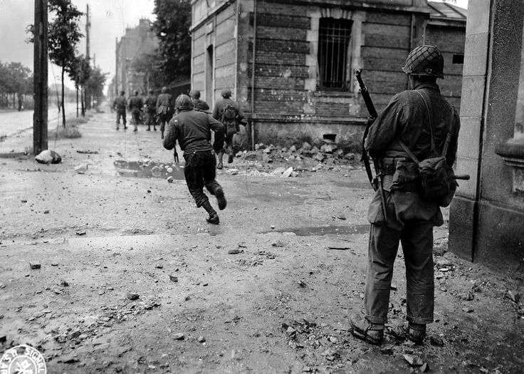 79th Infantry Division in Cherbourg