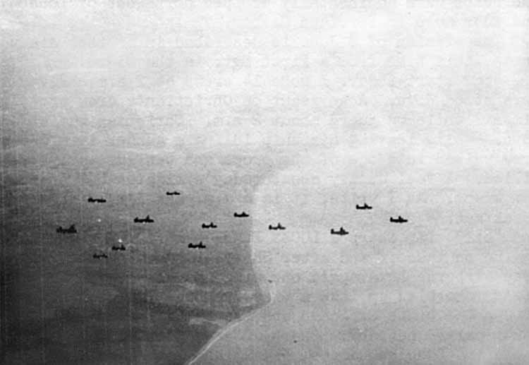 13 491st Liberators Head Out Across the Channel