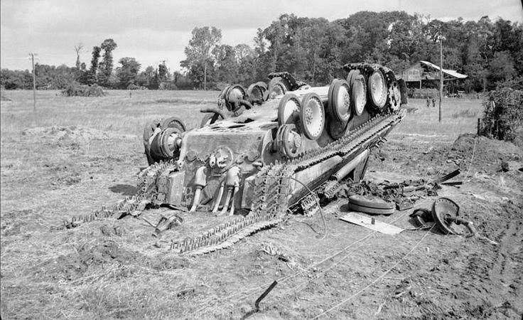 Destroyed German Tank