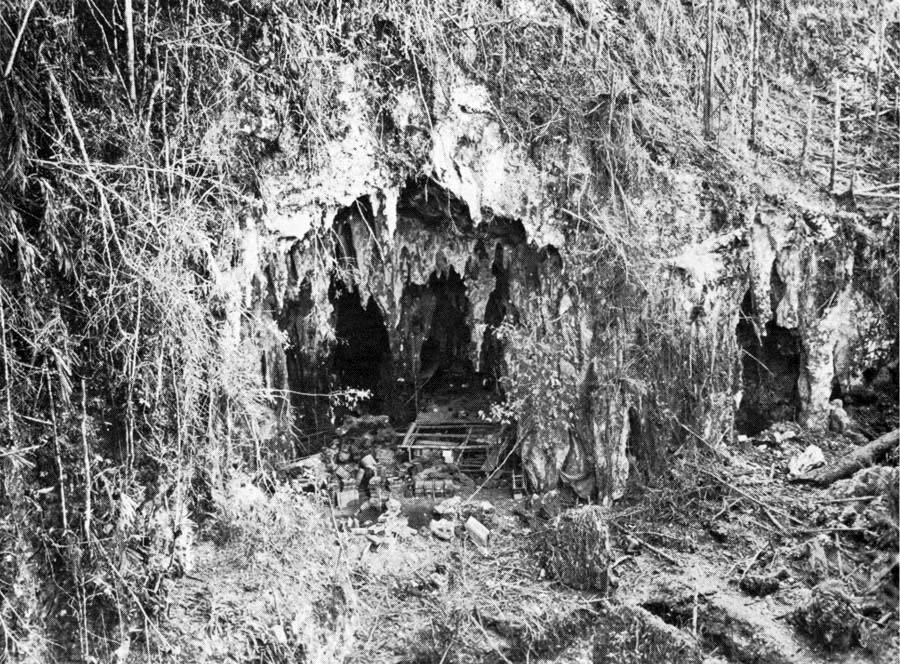 Entrance to the East Caves