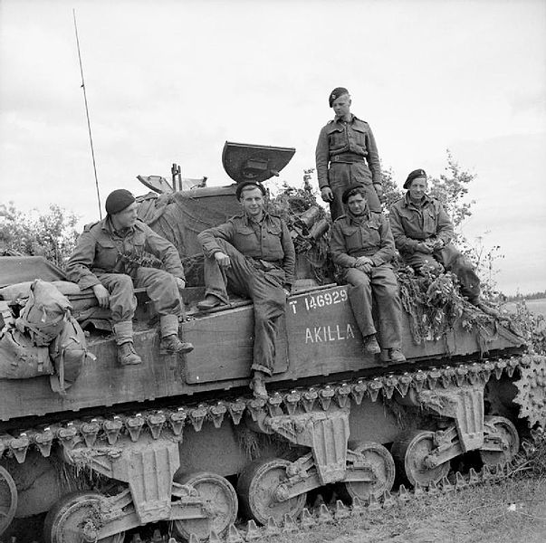 Crew of a Sherman Tank