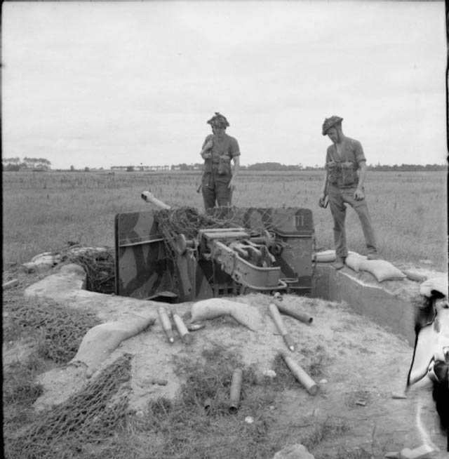 Examining an Abandoned German 50mm Anti-tank Gun