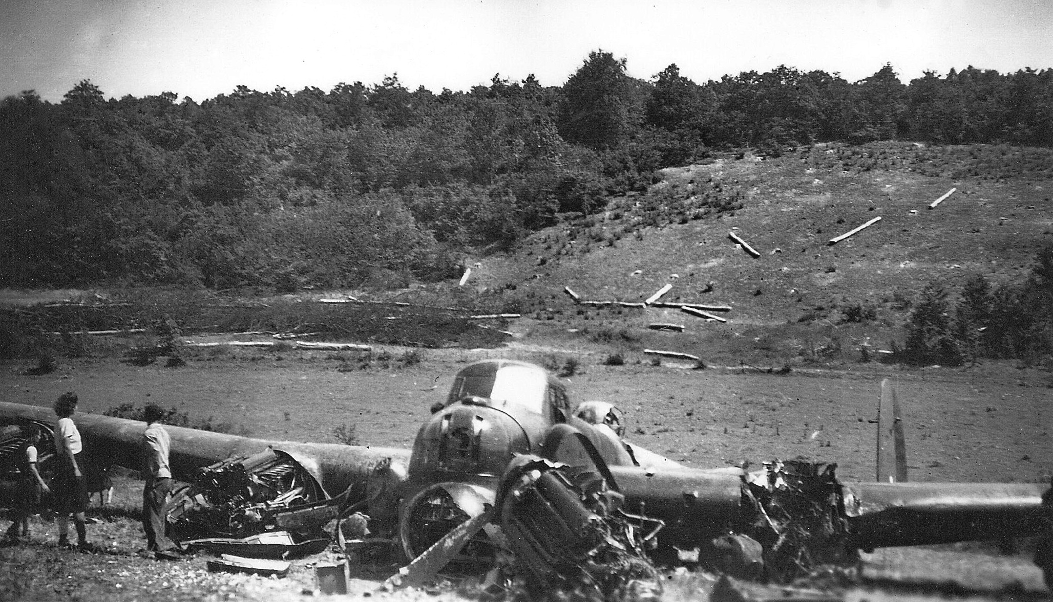 Lancaster Crash Site near Harquency, France