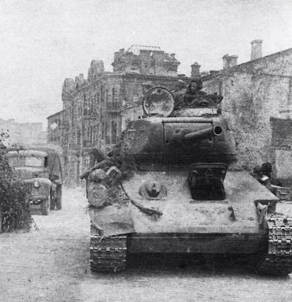 Soviet Tanks Entering Minsk