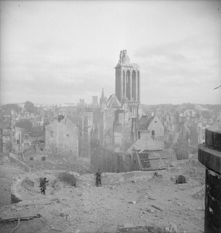 Ruins of Caen, Normandy