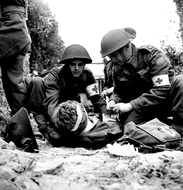 Attending the Wounded, July 15, 1944