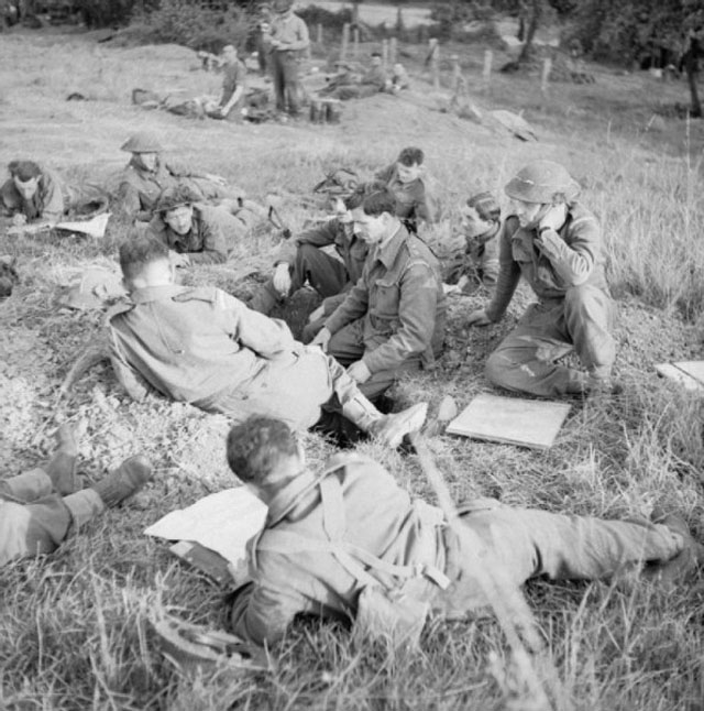 Briefing His Officers