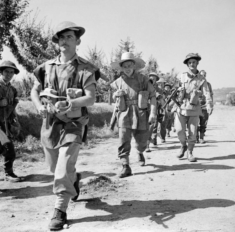 British Infantry Advance near Arezzo