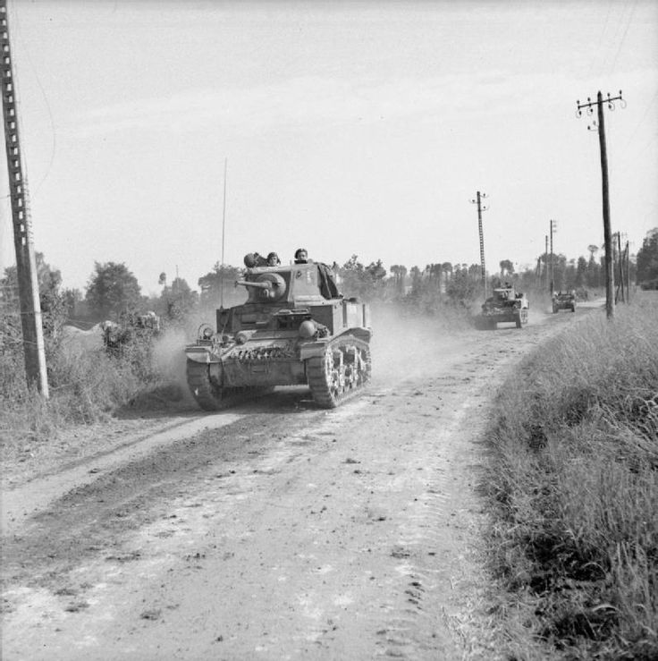 Stuart Tanks Moving Up Towards Escoville