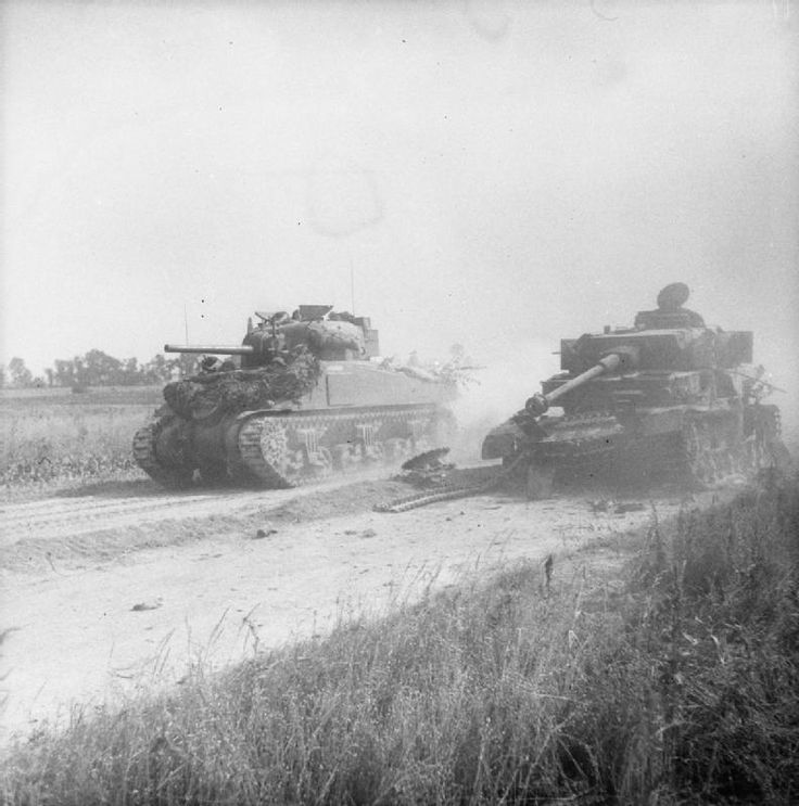 Passing a Wrecked German Mk IV