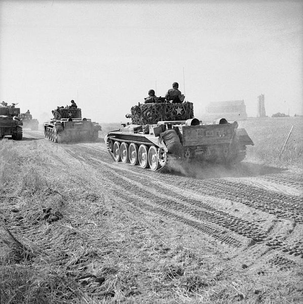 Cromwell Tanks Advance near Escoville