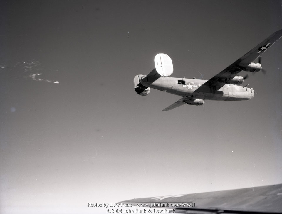 B-24 on Mission to Saarbrucken