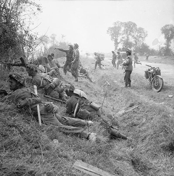 Welsh Guards in action