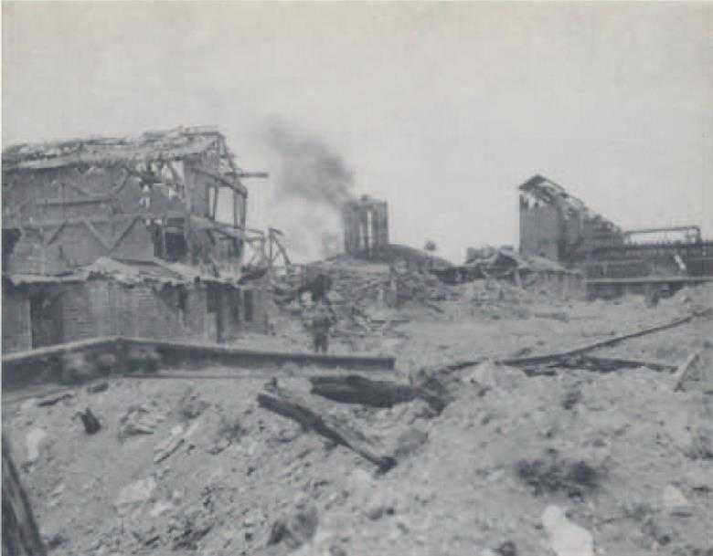 The Steelworks at Colombelles, July 19, 1944