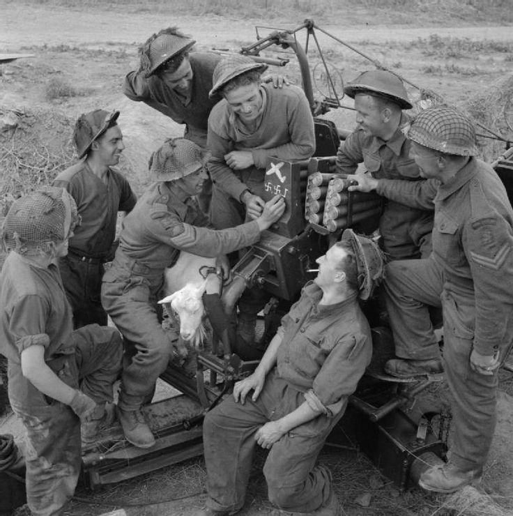 Bofors anti-aircraft gun crew