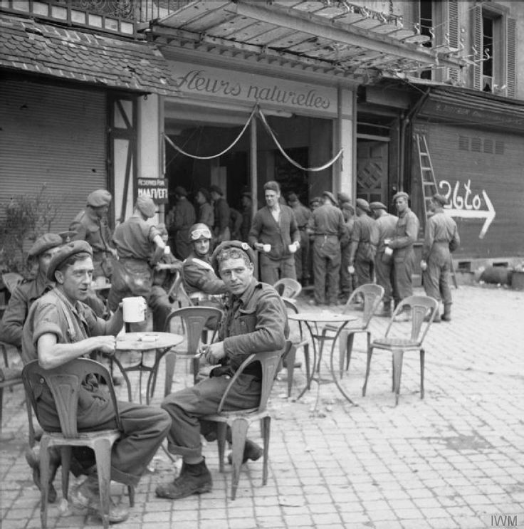 The Scene Outside the NAAFI