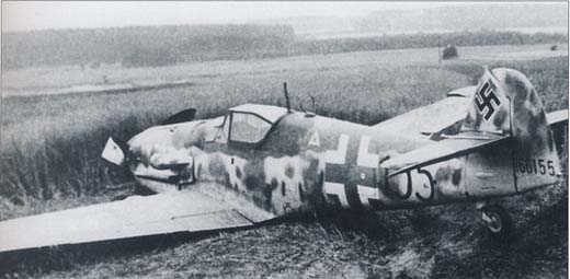 Me-109 Crash Landing