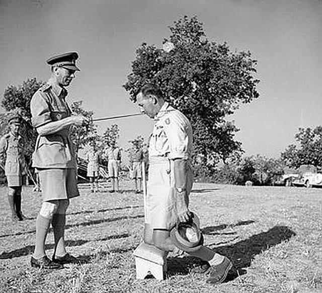 King George VI Knights Gen Oliver Leese