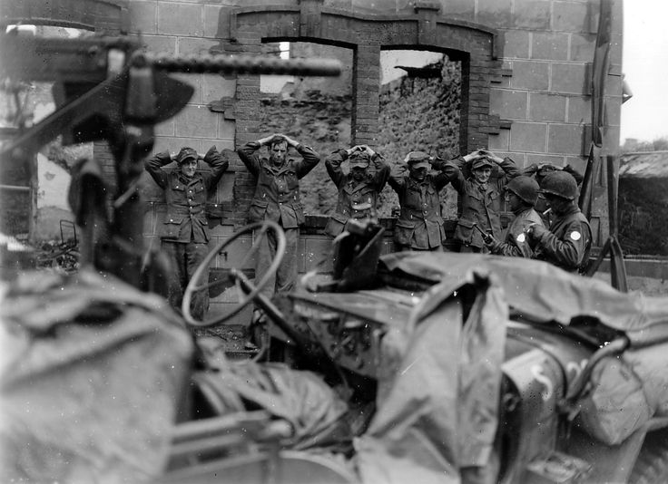 German POWs in Coutances