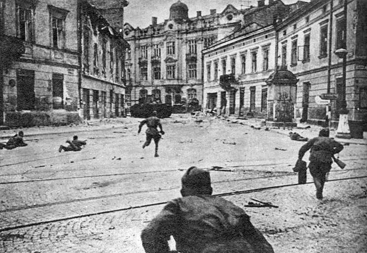 Soviet Soldiers in Lviv