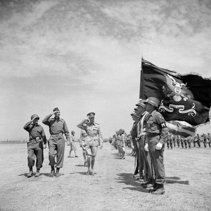 King George VI in Italy