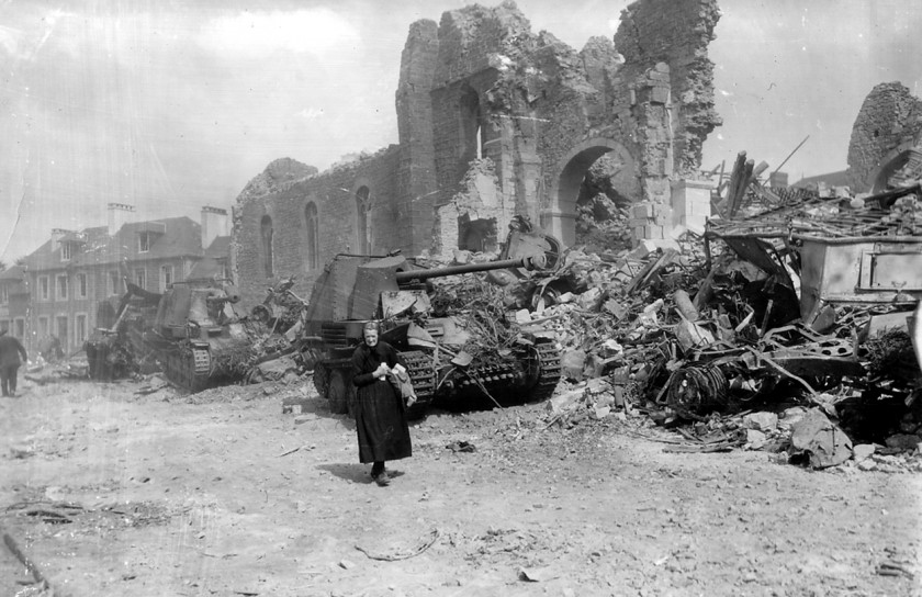 Damage from Operation COBRA