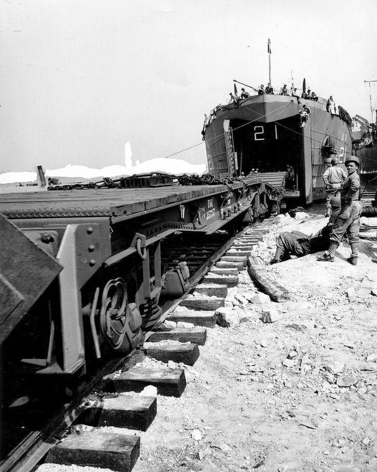 the first LST Train Ferry