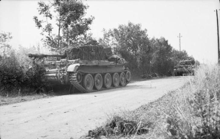 Cromwell Tanks Engage the Enemy