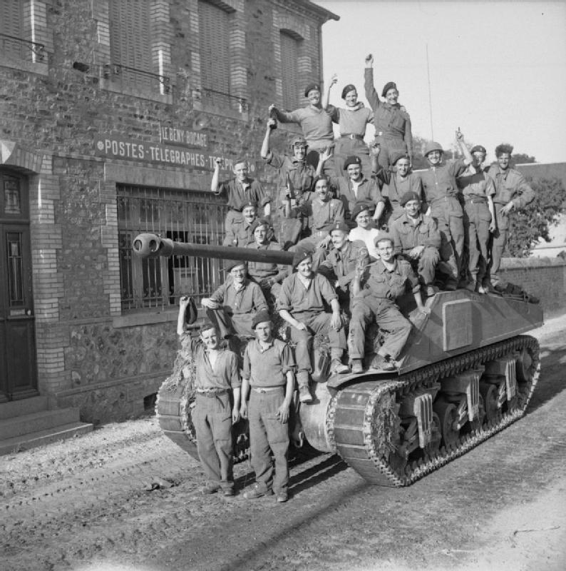 Celebrating the Capture of Le Beny Bocage