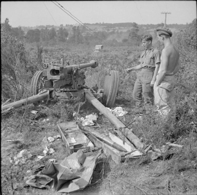 Captured German 75-mm Anti-tank Gun