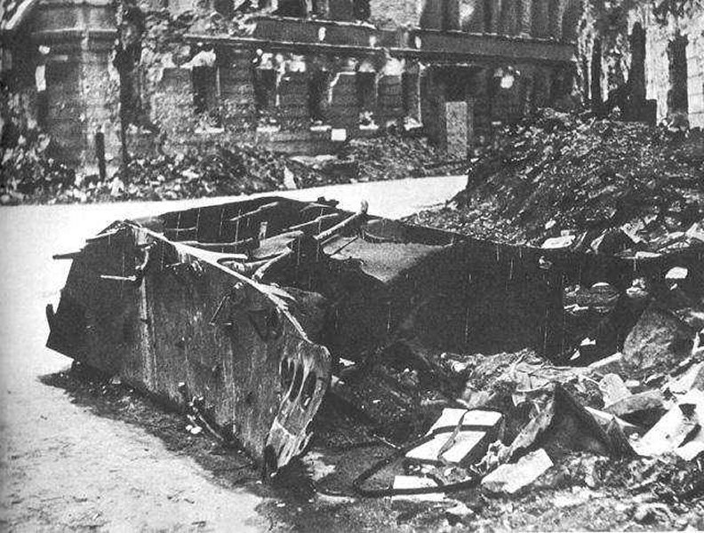 Destroyed Case of the German Borgward B IV