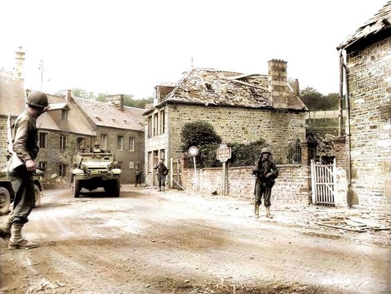 In the Village of Lonlay labbaye, Normandy